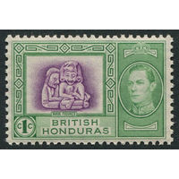 1938 Британский Гондурас ** Фигурки Майя, марка из серии (SG 150)